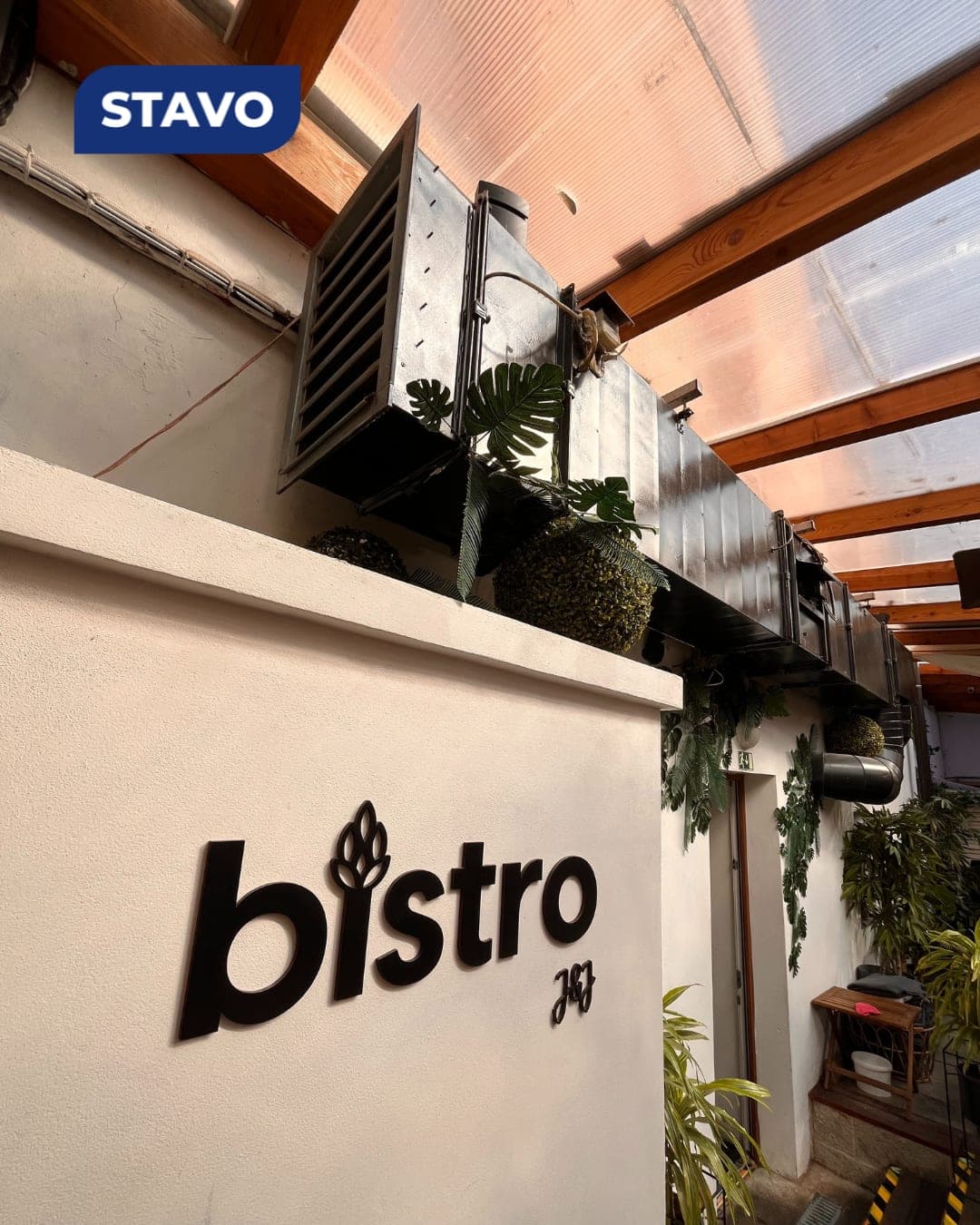 Vzduchotechnika pro Bistro J&J — Šumperk